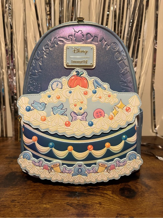 Loungefly Handbags - 🔥 Loungefly Disney Cinderella Cake Iridescent Mini Backpack